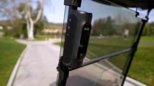 Blue Tees Golf's Player+ speaker and GPS unit.